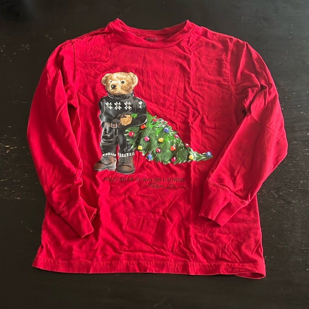 Excellent Pre-loved Ralph Lauren Polo Bear long sleeve